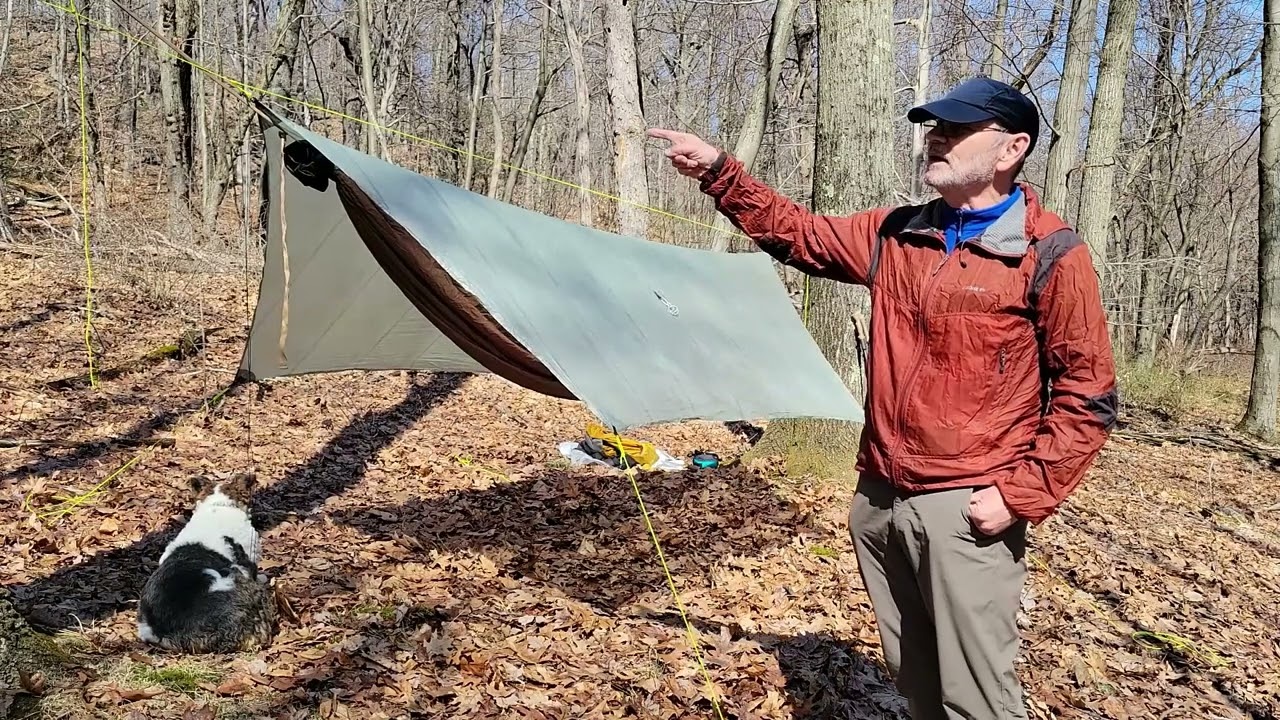 No snakeskin, quick deploy tarp, Part 2!