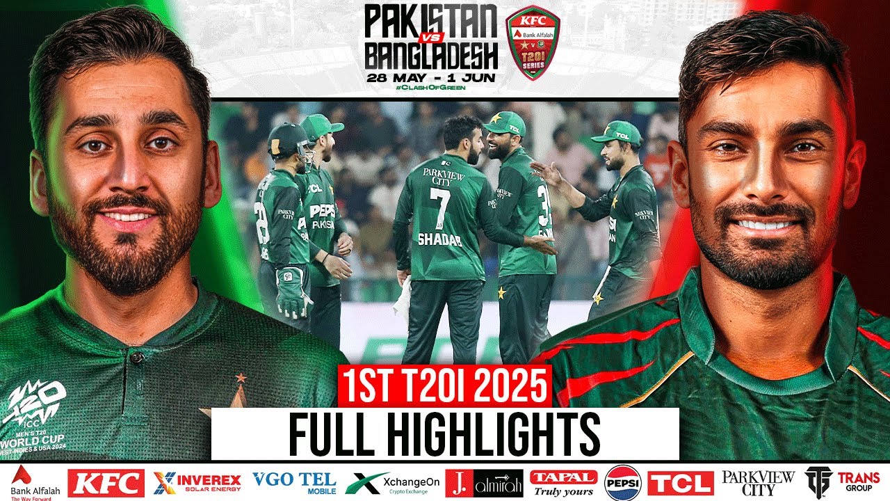 Full Highlights | Pakistan vs Bangladesh | 1st T20I, 2025 | PCB | M2N1A