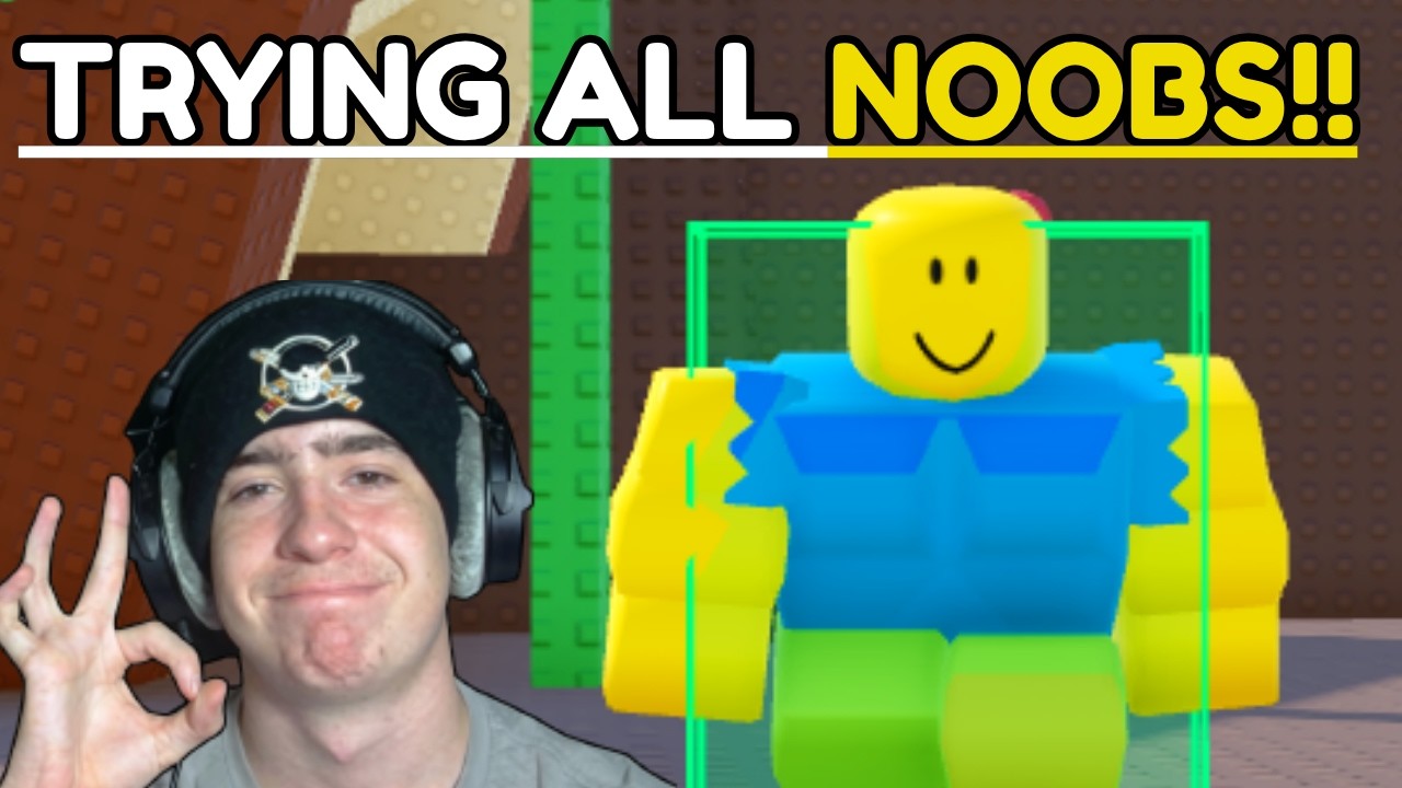 Trying EVERY NOOB in the NEW UPDATE!! MORPH UP ROBLOX!! 🥸