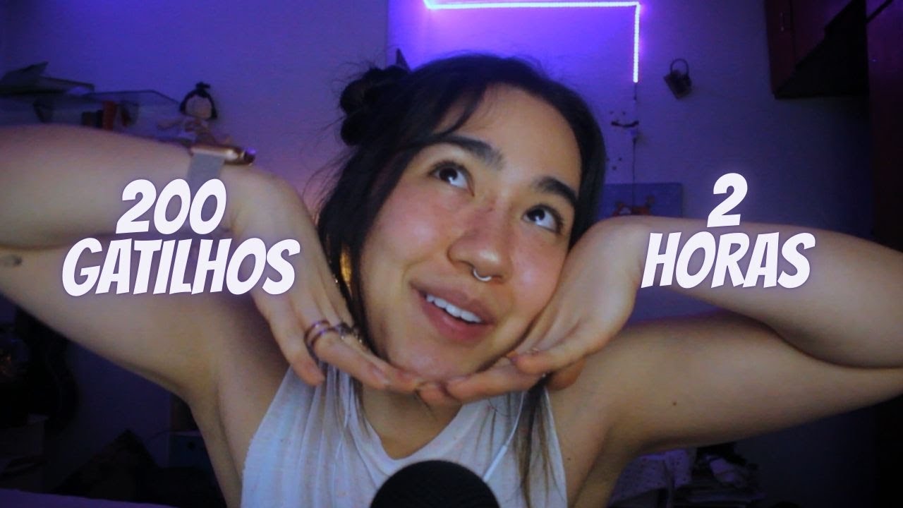 ASMR | 200 Gatilhos R&aacute;pidos e Agressivos em 2 Horas (eu tentei...)