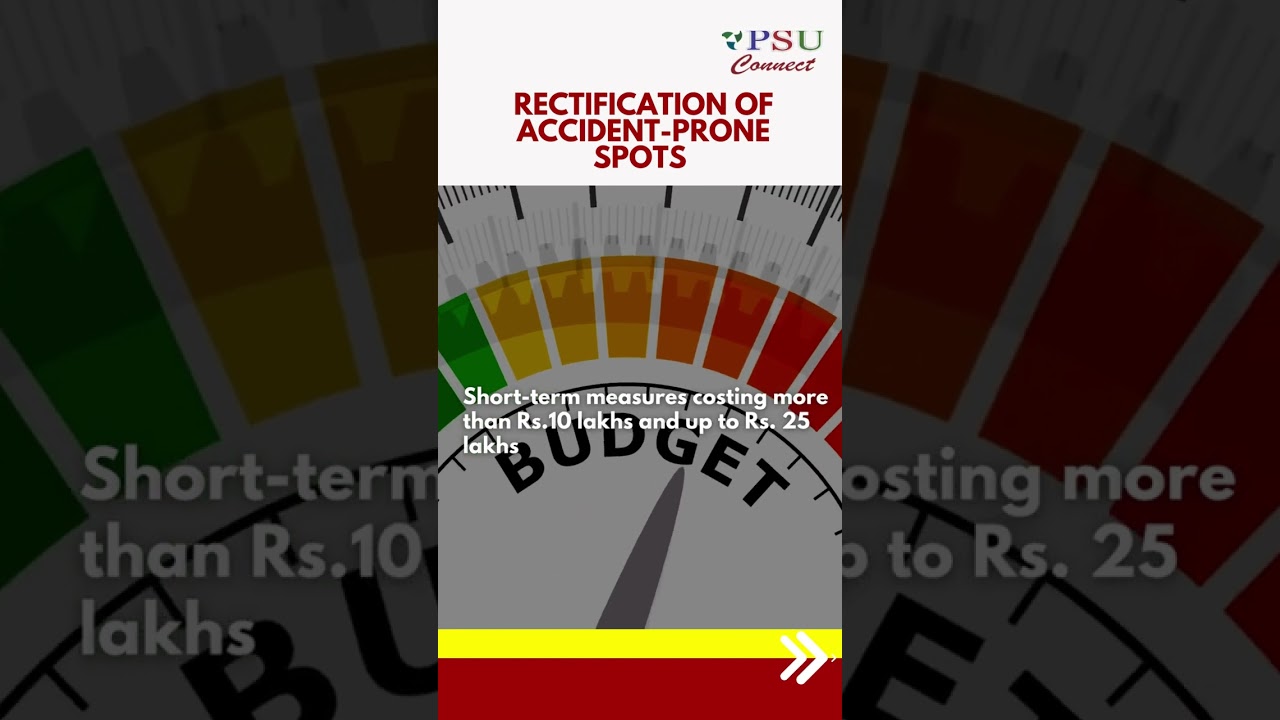 NHAI issued guidelines for rectification of accident-prone spots on National Highways