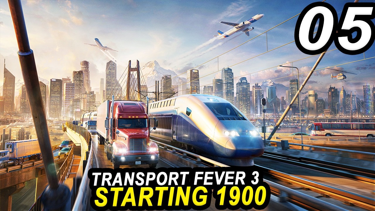 Activating the STEEL PRODUCTION - Transport Fever 3 | FULL GAME Lets Play Part 05