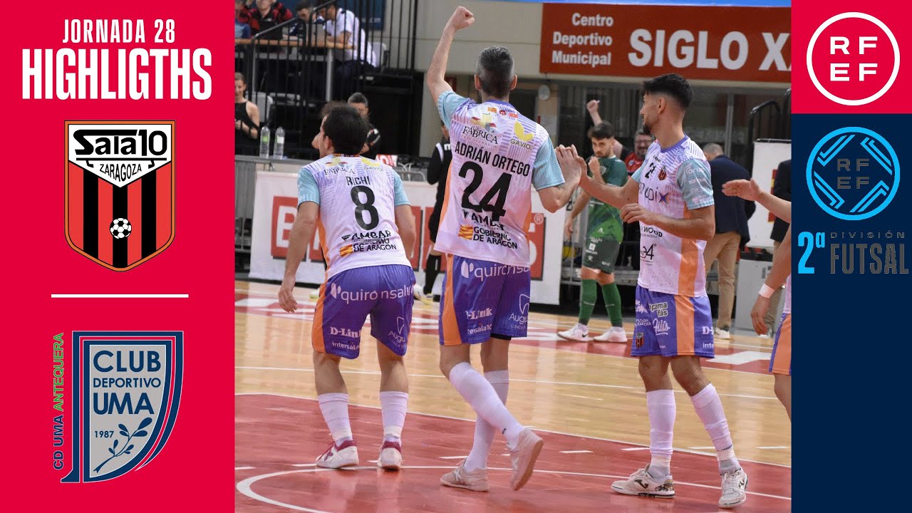 Resumen #SegundaDivisiónFS | Wanapix Sala 10 Zaragoza 7-2 CD UMA Antequera | Jornada 28