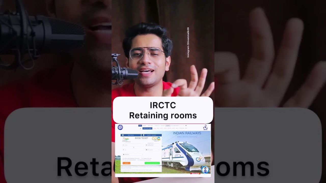 IRCTC Retaining room booking || irctc room booking online || railway retaining room booking