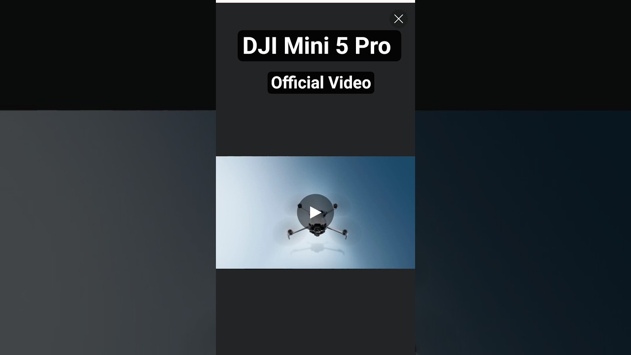 Official DJI Mini 5 Pro Features Video #Mini5Pro #DJI #MiniinPro #LatestDJIDrone #1inchsensor #fyp