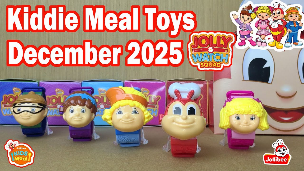 Jollibee, декабрь 2025, детское меню, JOLLY WATCH SQUAD, распаковка
