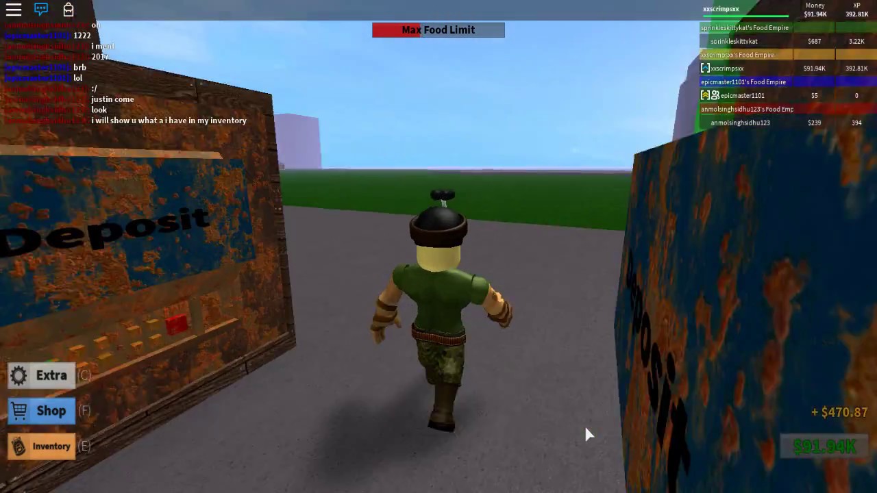 Food Empire #1 - MAKING LOTS OF CASH (Roblox Food Empire)