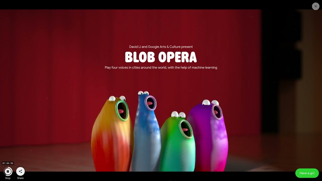 Blob Opera - Walking In The Air - The Snowman