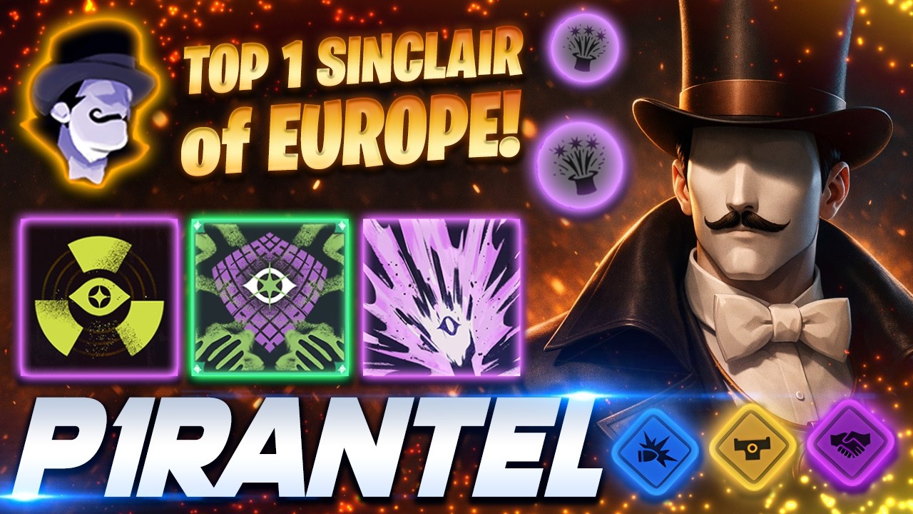 P1rantel — ТОП-1 Синклер в Европе! — Геймплей и руководства по Deadlock Pro [Смотрите и учитесь]