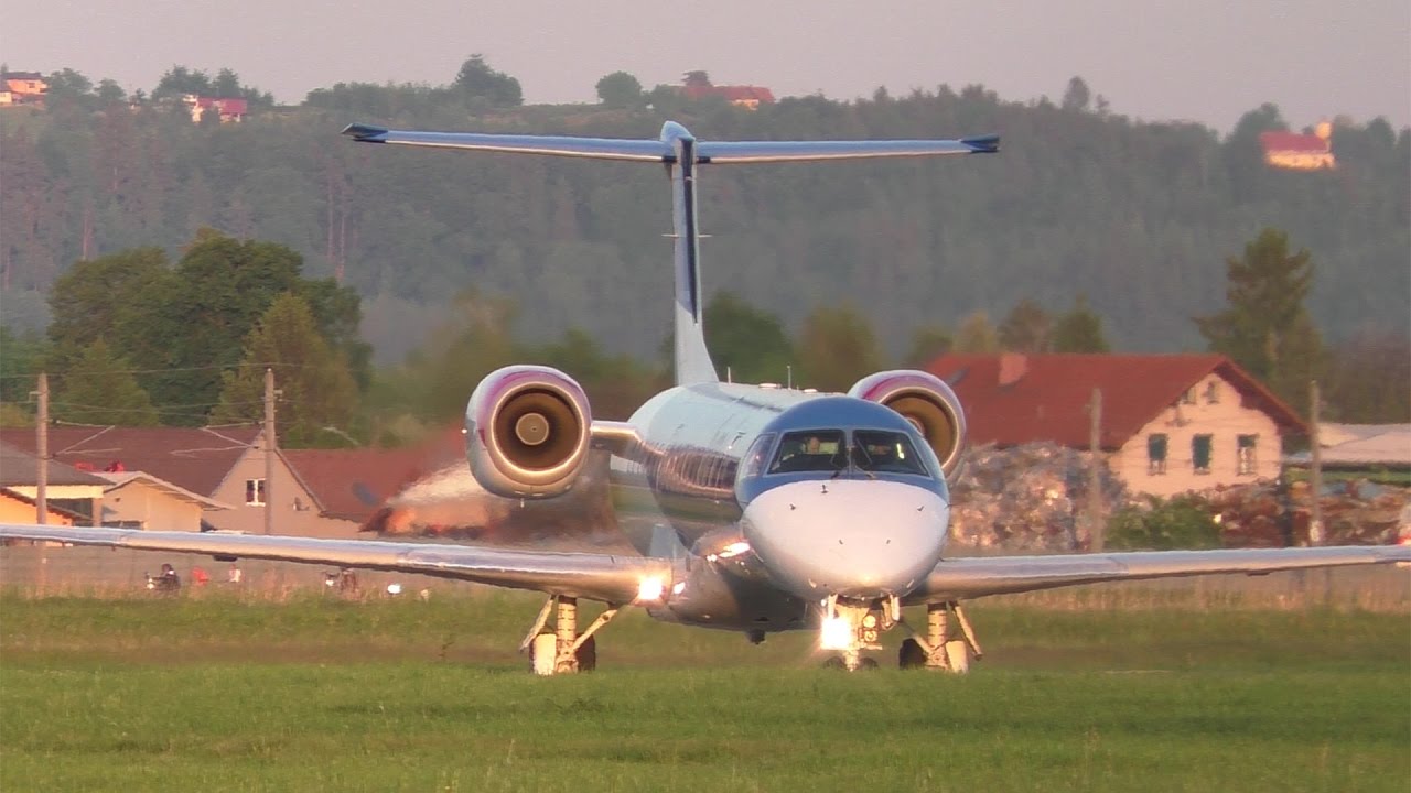 bmi regional Embraer 145 takeoff at Graz Airport | G-RJXC