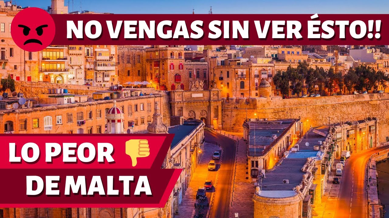 Lo PEOR de vivir en MALTA 👎 | Lo que menos nos gusta 🙁