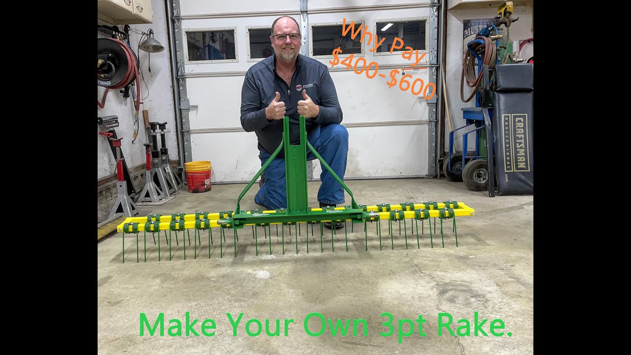 Build your own 3pt Dethatching Rake