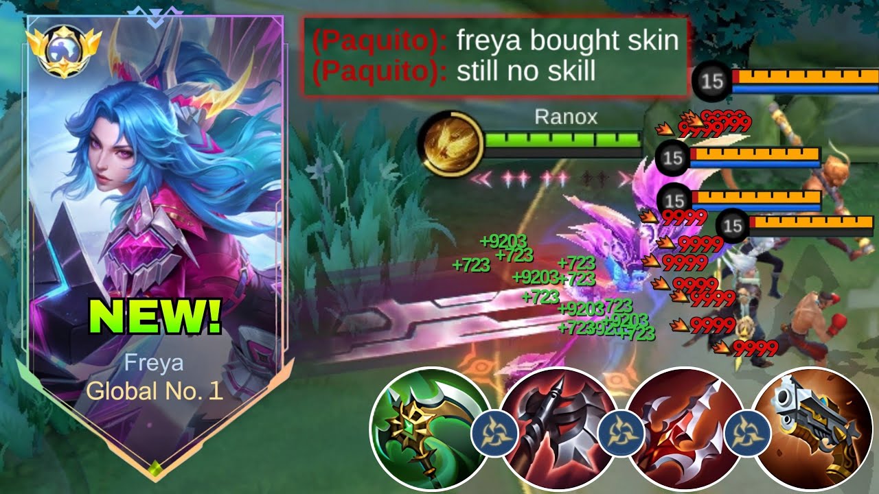 Фрейя против Пакито: Он говорил уверенно, но был разгромлен! (100% имба) - Mobile Legends