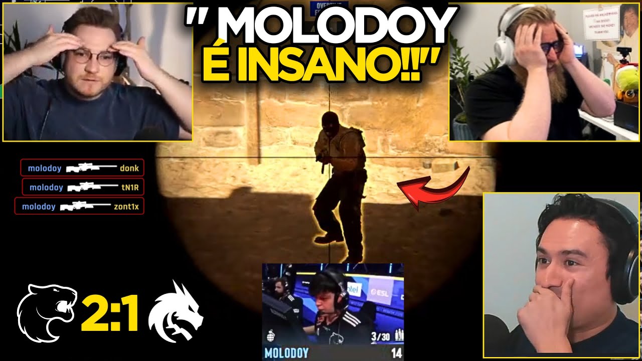 REAÇÕES DOS GRINGOS com A FURIA NA FINAL! FURIA x SPIRIT (LEGENDADO)