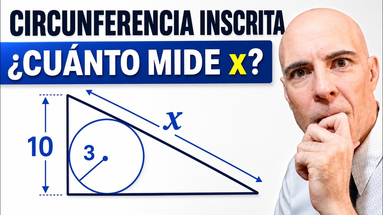 ¿Eres capaz de hallar la hipotenusa de este triángulo rectángulo? Geometría Básica