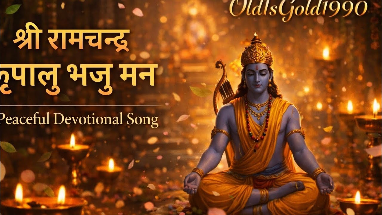 श्री रामचन्द्र कृपालु भजु मन | Beautiful Ram Bhajan | Peaceful Devotional Song 🙏✨