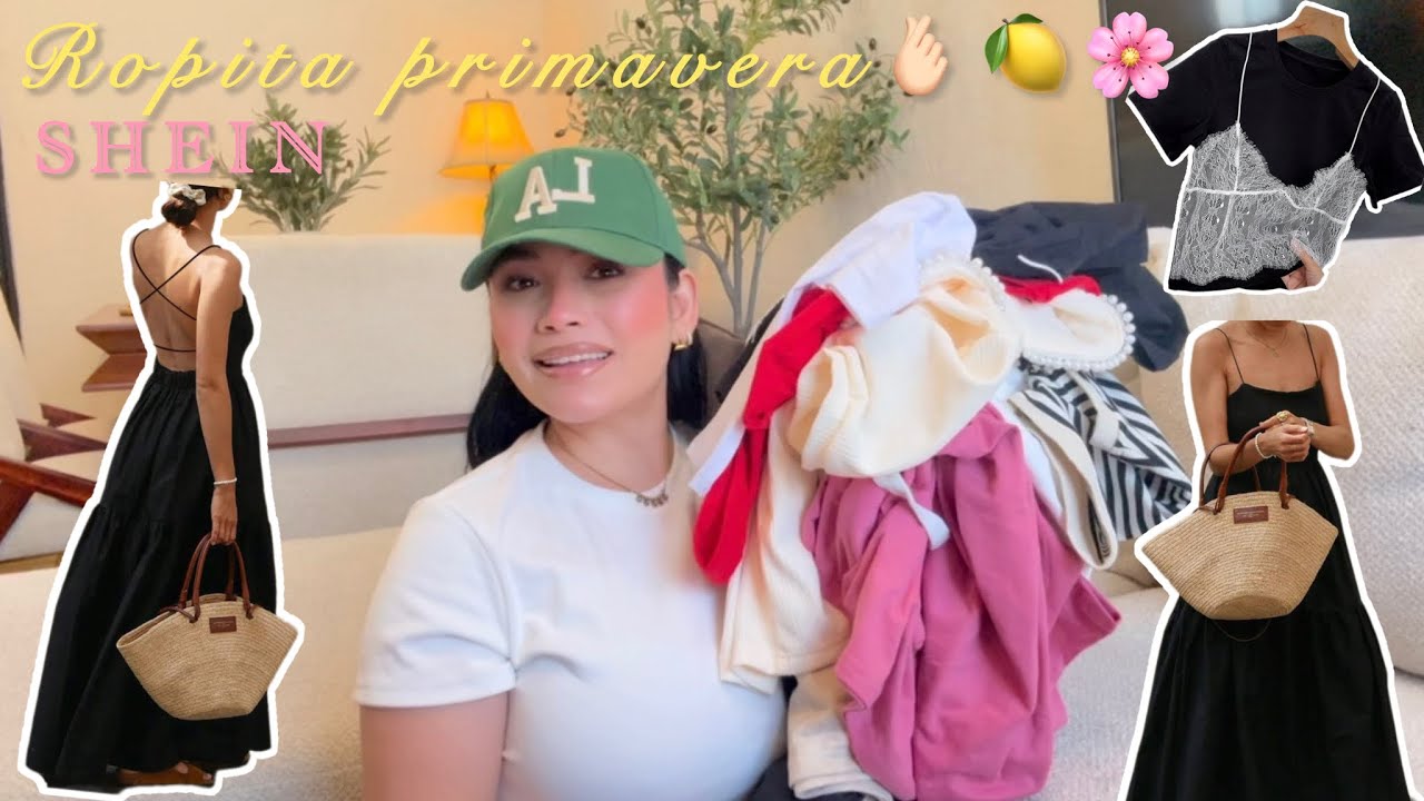 *Haul* ropa bonita de shein para primavera😍🫰🏻🍋🌸