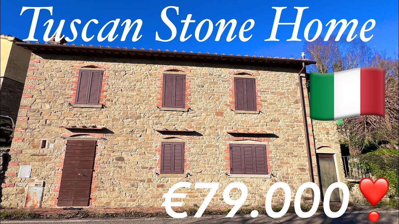 Falciano, TUSCANY €79K!  Stone Home in Small Village 20 mins from Arezzo❣️🇮🇹