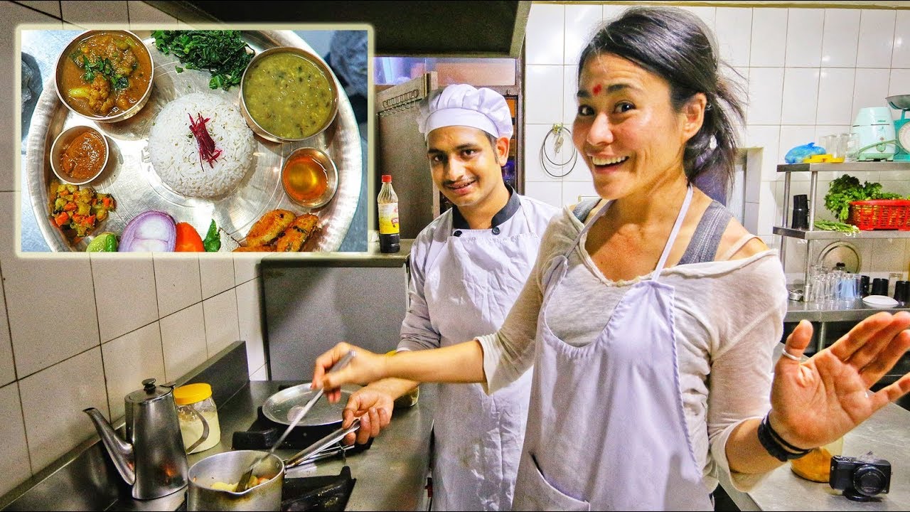 TASTY  DAL BHAT  दालभात | COOKING in a NEPALI HOTEL KITCHEN