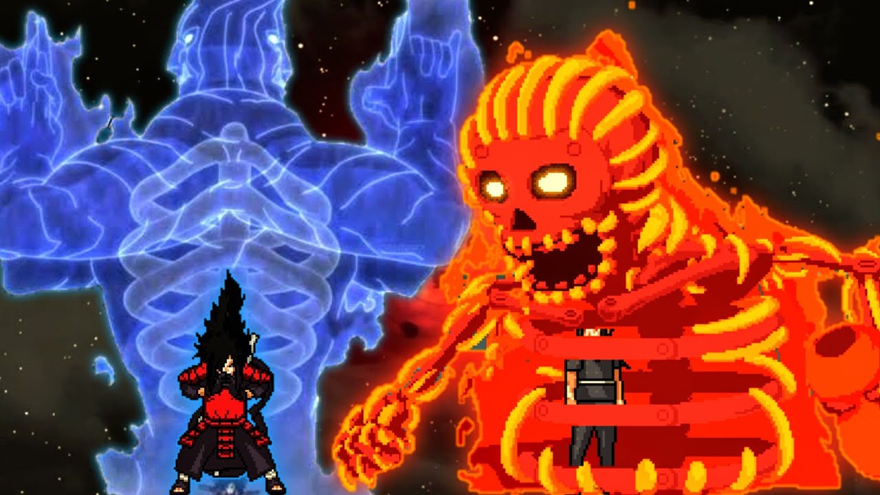 Madara Edo Tensei(New) VS Itachi Uchiha(Om Hy) in Jump Force Mugen