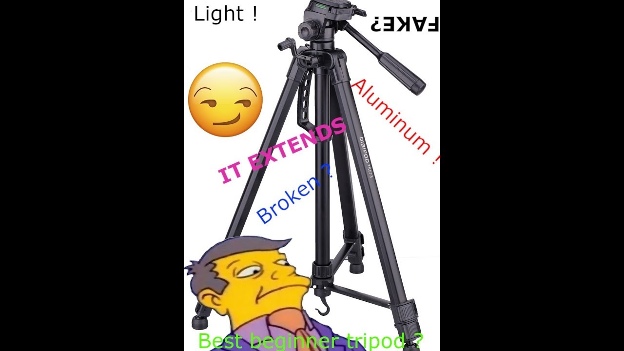 Tripod Digipod TR573 review (Decent, cheap aluminum tripod ?)
