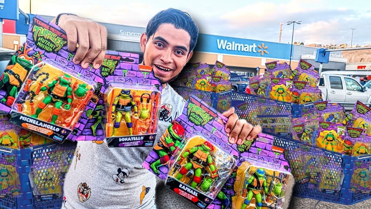 Compré TODAS Las FIGURAS De Las TORTUGAS NINJA CAOS MUTANTE En WALLMART!!! 🤑🤑