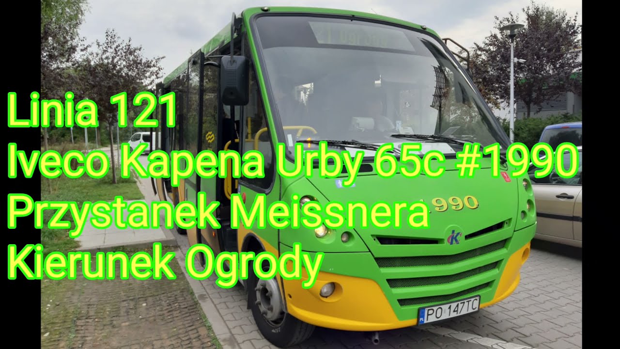 MPK Poznań - Linia 121 - Iveco Kapena Urby 65c #1990