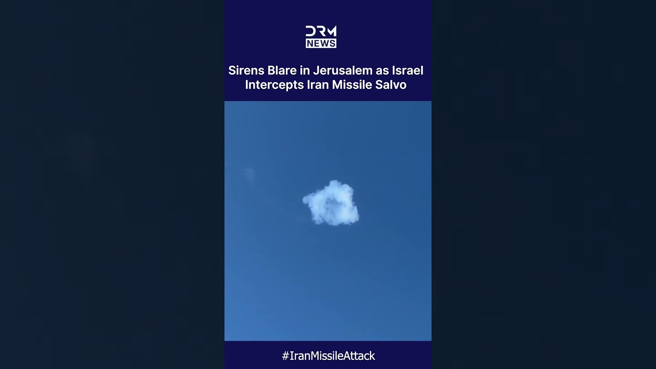 WATCH: Sirens Blare in Jerusalem as Israel Intercepts Retaliatory Iran Missile Salvo | AH1C