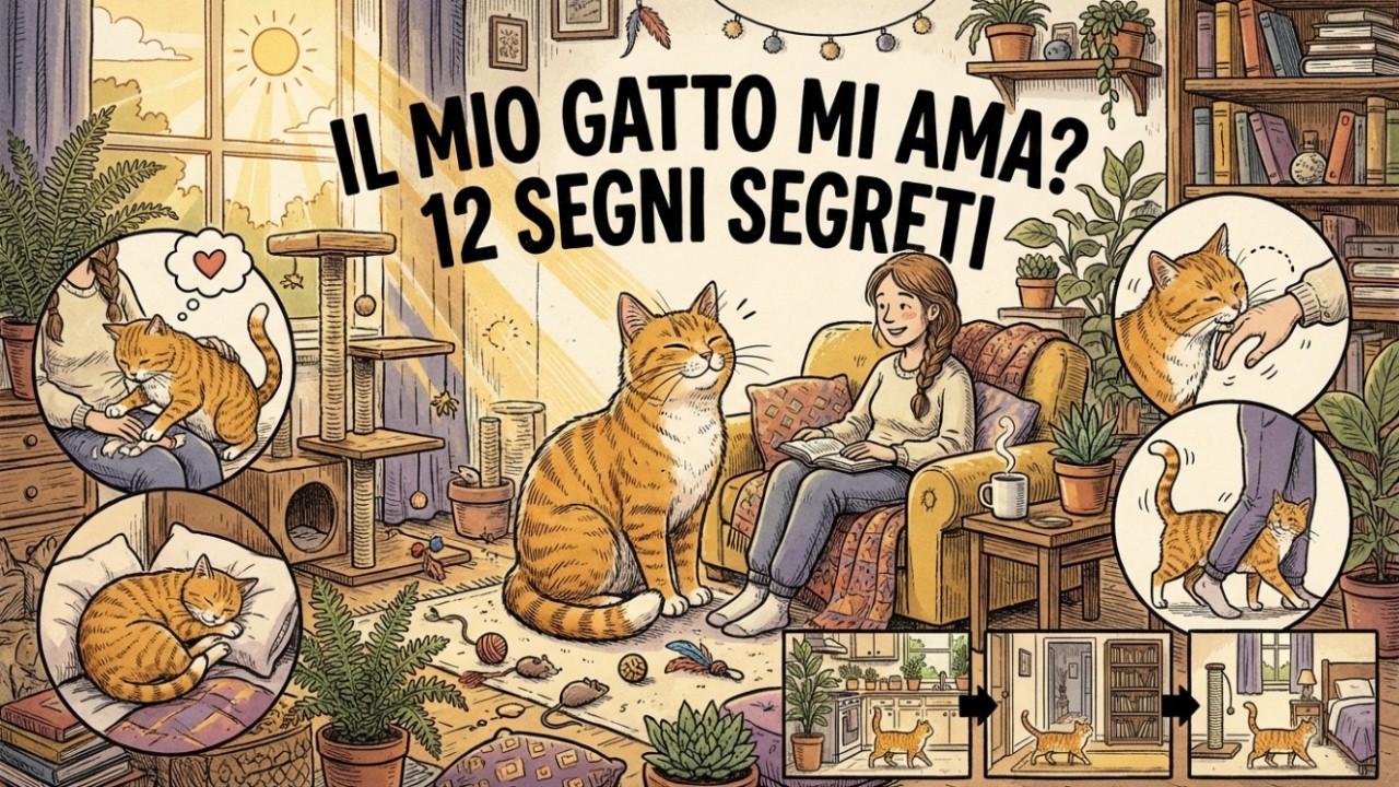 12 Segni Segreti Che Il Tuo Gatto Ti Ama (Ma Non Lo Sai)