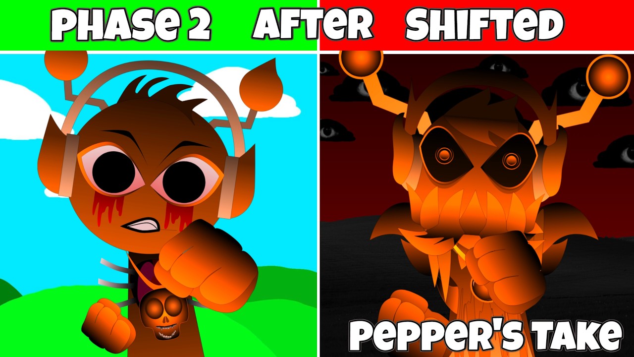 Sprunki Phase 2 Repeats After Shifted Pepper&rsquo;s Take Fan Mod