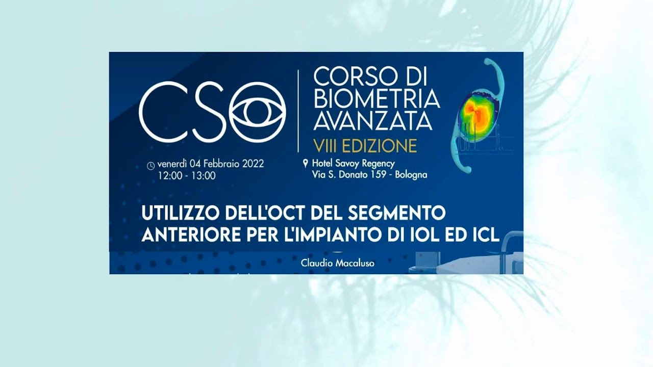 Corso di Biometria Avanzata
