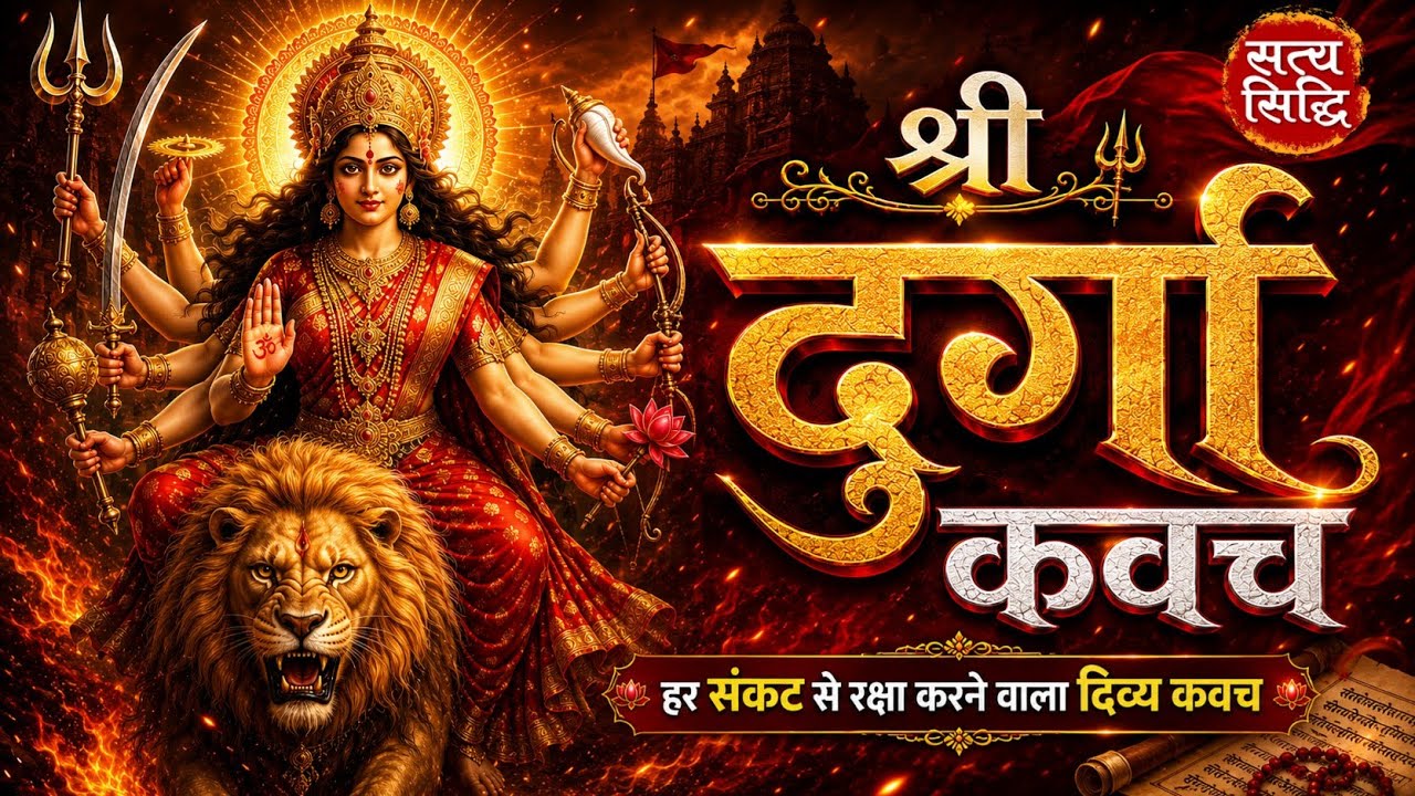 श्री दुर्गा कवचम् | Shree Durga Kavach with Sanskrit Lyrics | Maa Durga Kavach Path | Raksha Kavach