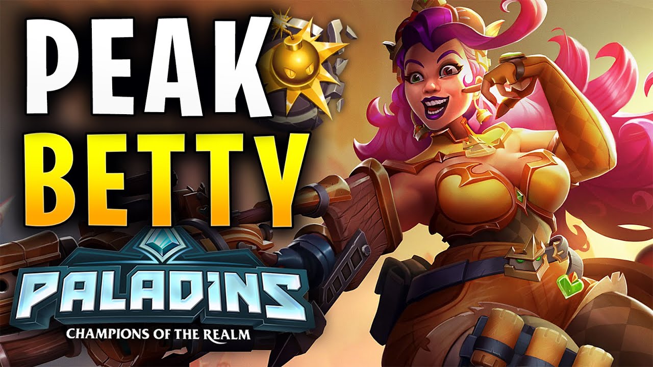 BETTY UNDERRATED CHAMP?! - Paladins Gameplay Build