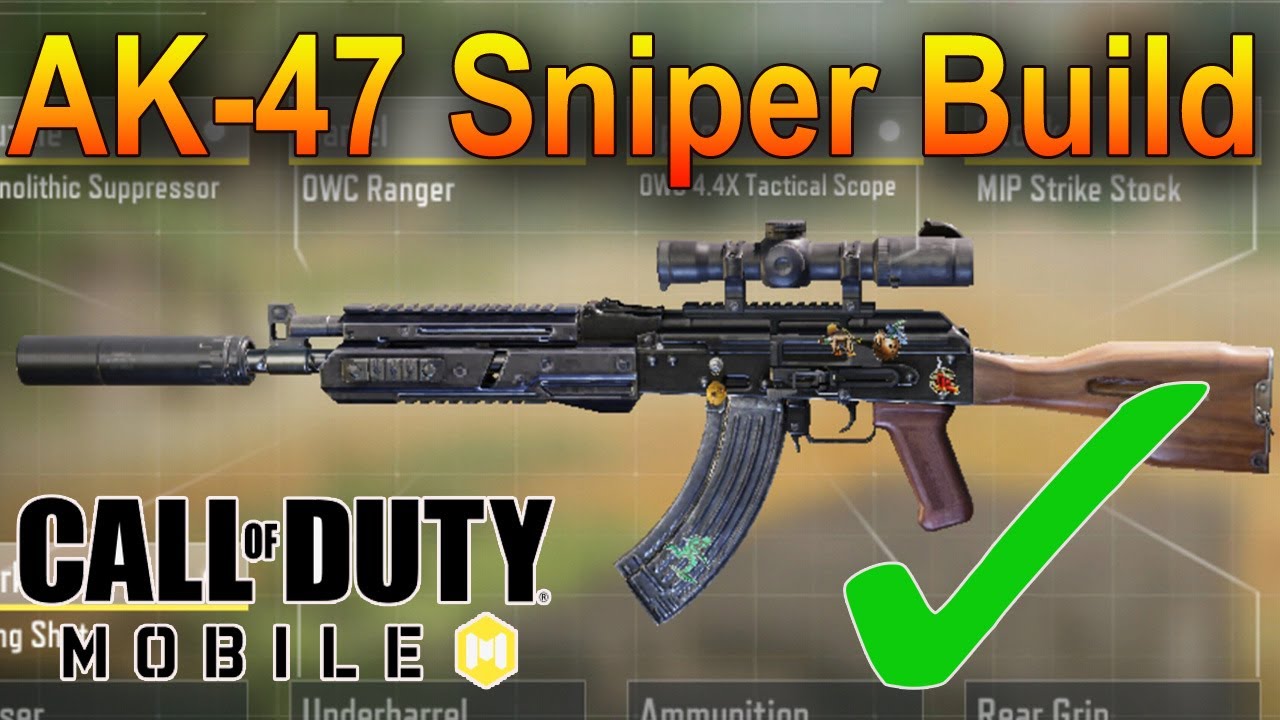 How to turn your AK-47 into AK 47 Sniper Rifle? Range Gunsmith in COD Mobile | Call of Duty Mobile