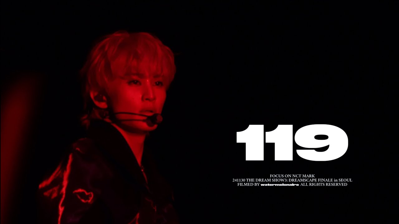 [4K] 241130 '119' 마크 직캠 MARK FOCUS 丨 NCT DREAM 丨 THE DREAM SHOW3: DREAMSCAPE FINALE in SEOUL丨 FANCAM