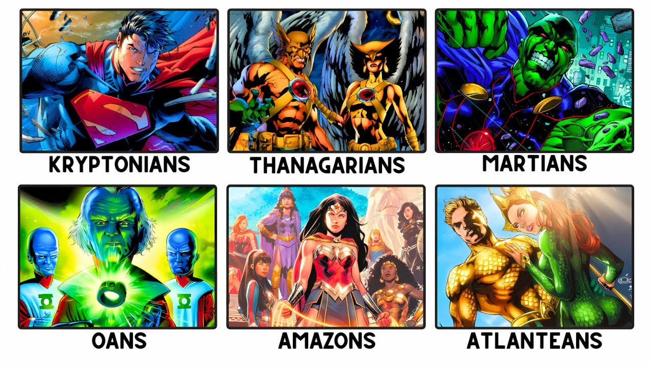 Every Dc Comics Race Explained In 17 Minutes