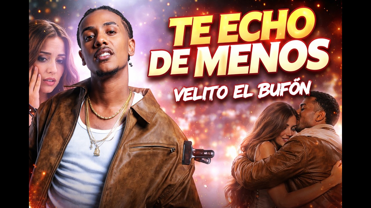 TE ECHO DE MENOS - Velito el bufon | Video Oficial 2026