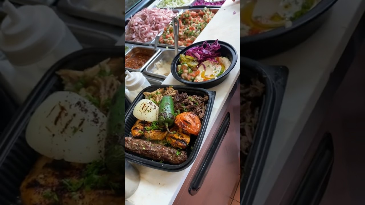 We can&rsquo;t get enough Middle Eastern Food! The GRILLED MEATS PLATTER from Duzan in NYC! #DEVOURPOWER