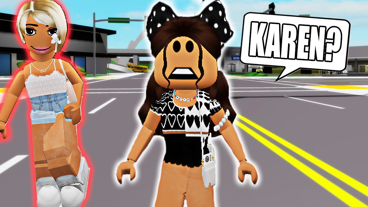 MY FRIEND TURNED INTO A KAREN!! **BROOKHAVEN ROLEPLAY** | JKREW GAMING