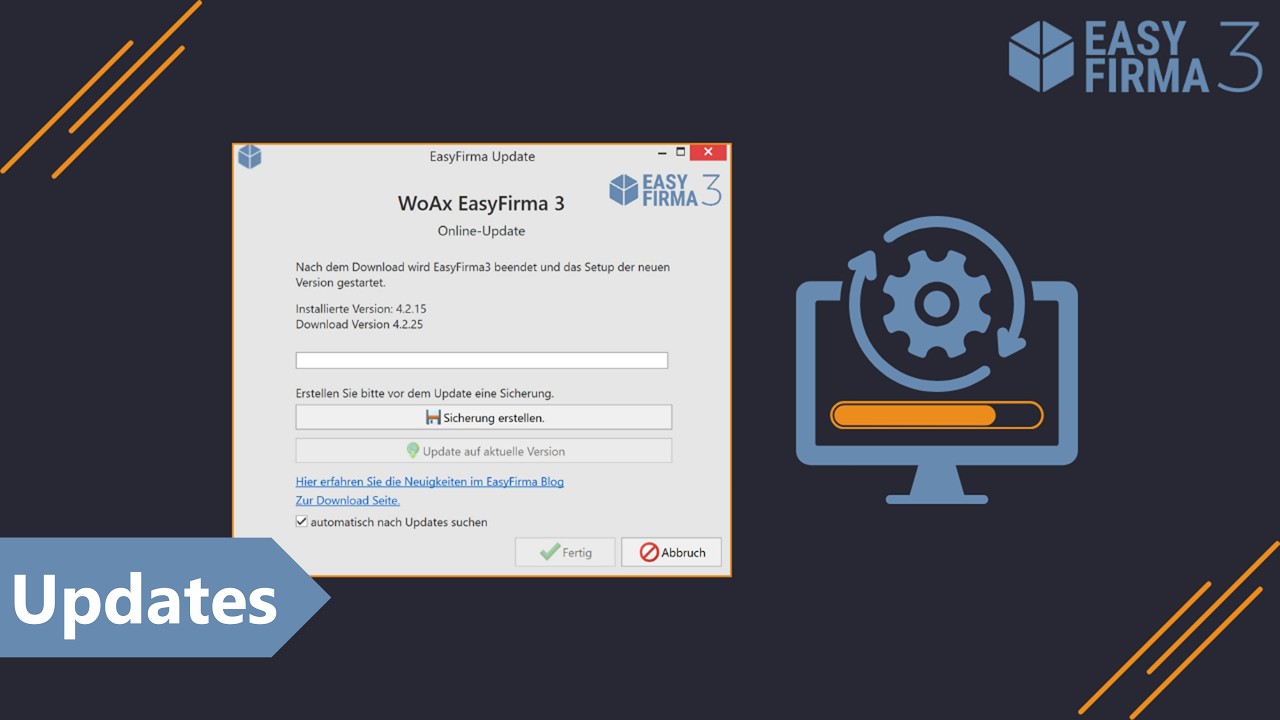 Updates für EasyFirma 3 – Schnell & einfach installieren!