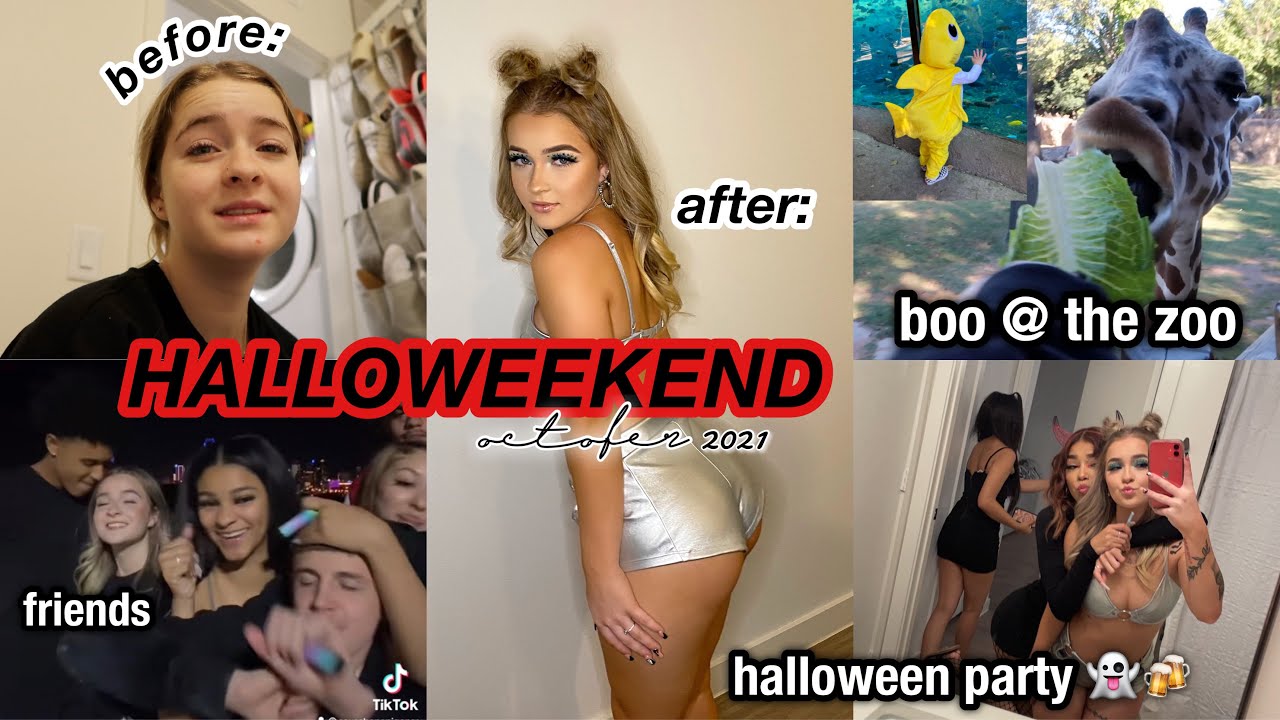 HALLOWEEKEND | WEEKEND IN MY LIFE | (boo @ the zoo, halloween party, grwm)