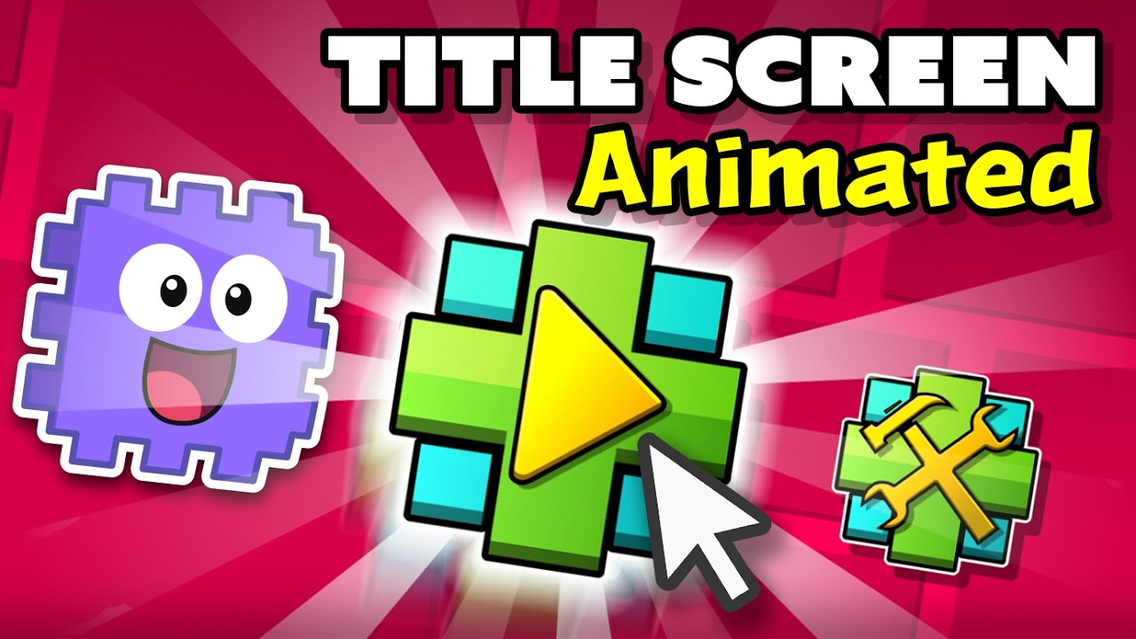 Неотразимые титульные экраны — Учебное пособие по Scratch — Geometry Dash #5