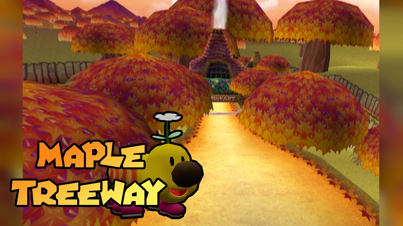 WII Maple Treeway - Mario Kart Double Dash Retro Track GP | Custom Track Preview