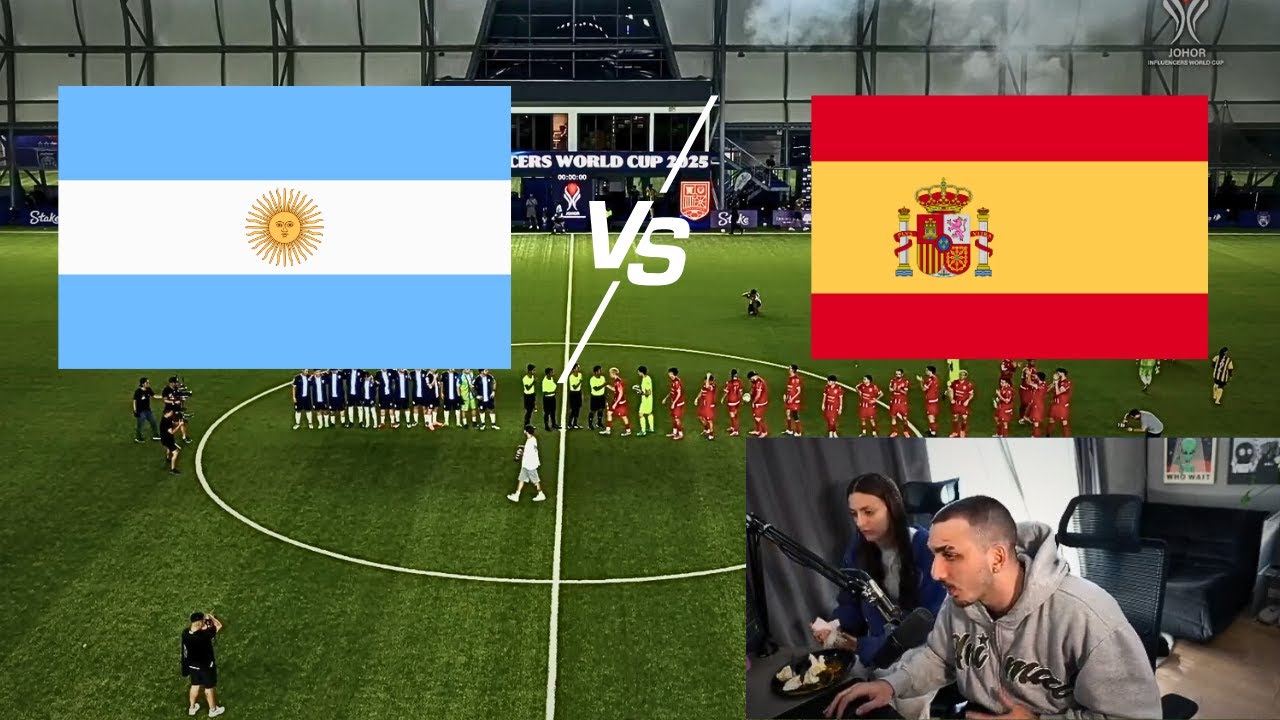 C0ker REACCIONA A ARGENTINA VS ESPAÑA || MUNDIAL DE MALASIA