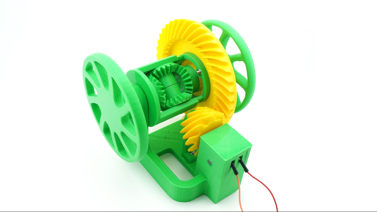3D-printed Model of the Automotive Differential