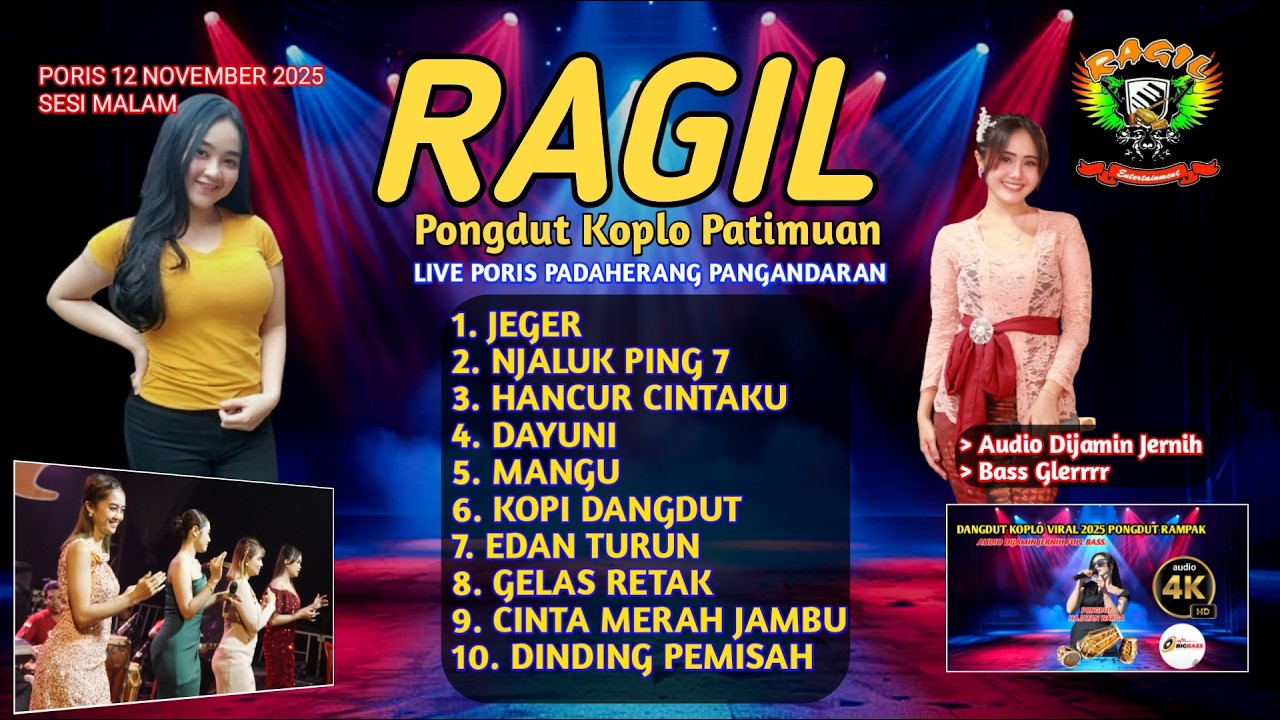 JEGER - LIVE PORIS PANGANDARAN SESI MALAM  - RAGIL PONGDUT