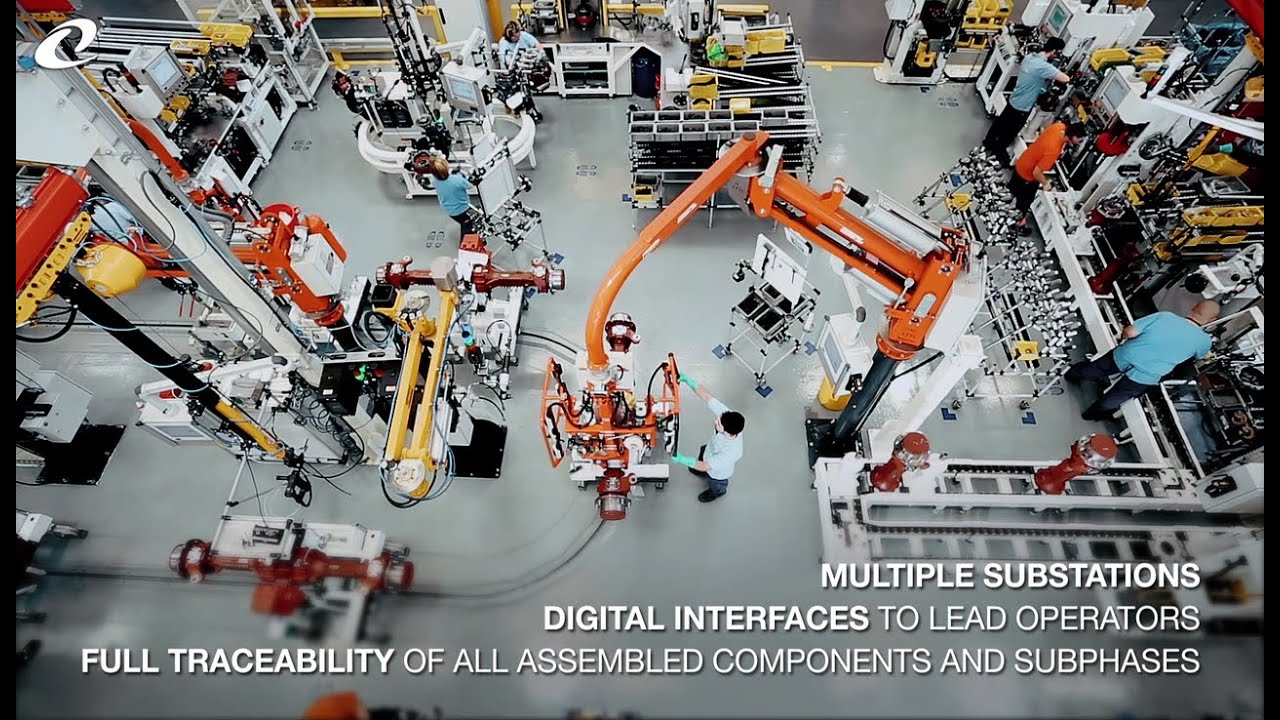 Automated Cyber-Physical Axle Assembly Line