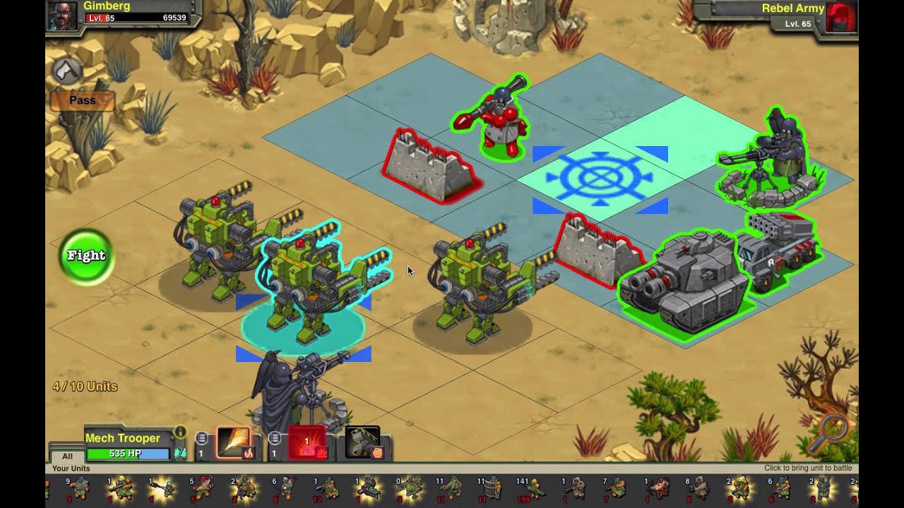 Battle Nations: Level 65 Missions