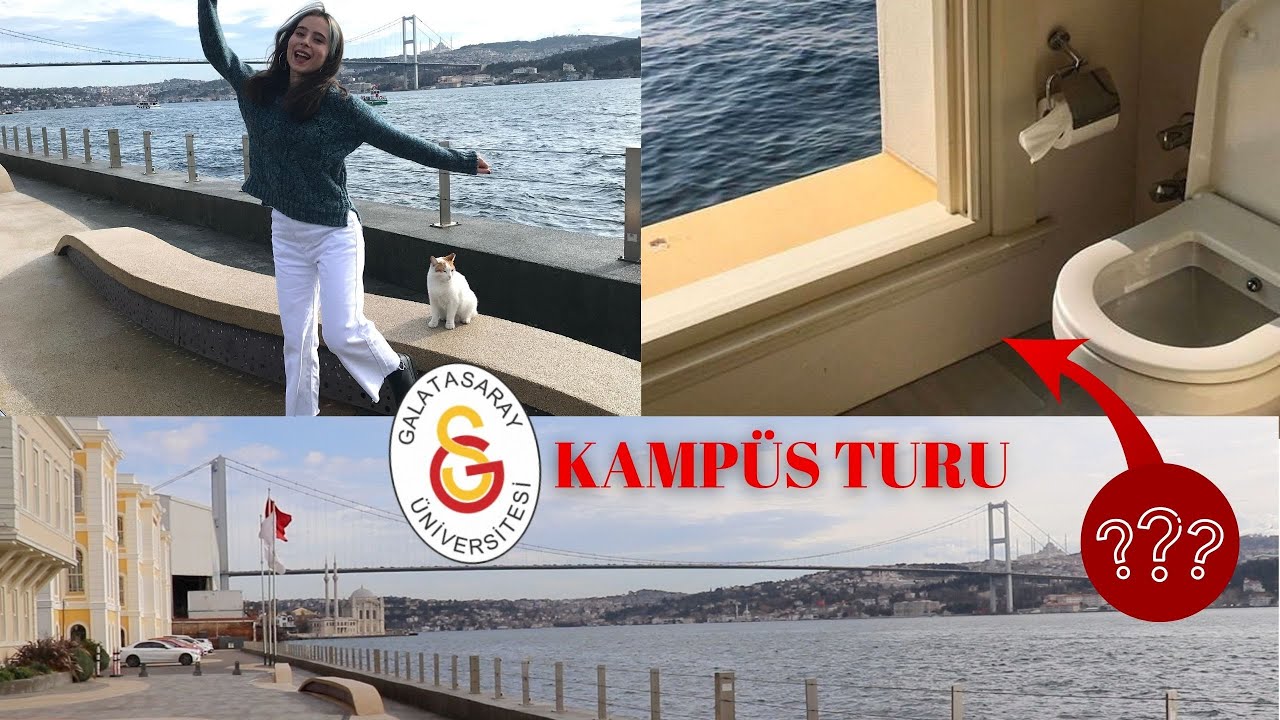 GALATASARAY ÜNİVERSİTESİNİ GEZİYORUZ | Saray binası, deniz manzaralı tuvalet ve daha niceleri