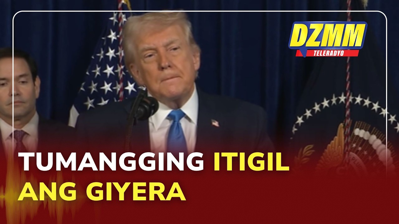 Trump rejects talks with Iran amid escalating conflict | DZMM Teleradyo (08 March 2026)